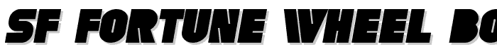 SF Fortune Wheel Bold Italic font